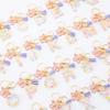 Light Purple Sequin Fringe Resin Keychain 26-Letter Accessory Classic Retro Durable Bag Charm Practical Gift For Friends And Family