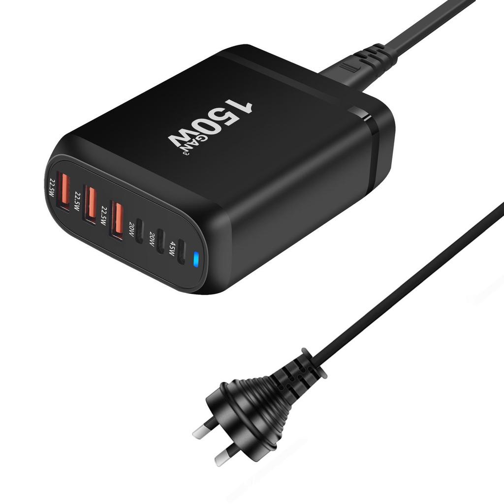 150W Multi-Port USB-PD Fast Charging Desktop Laptop Charger