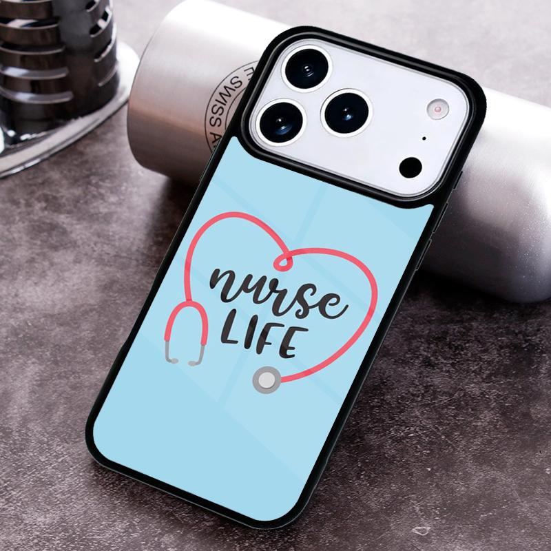 Nurse Medical Medicine Phone Case for iPhone 17 16 15 Pro Max Air 14 13 12 11 Plus Shockproof Capa Cover
