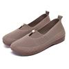 Womens Comfortable Slip-On Flat Shoes Breathable Mesh Low-Heel Casual