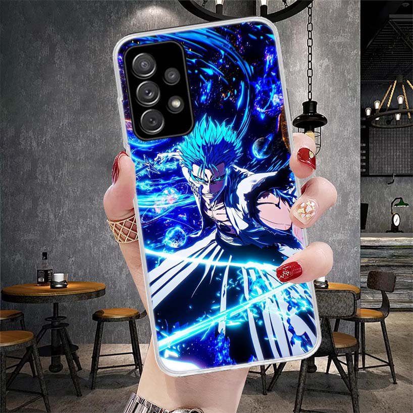 Grimmjow 6 Bleach Soft Phone Case For Samsung Galaxy A13 A14 A15 A16 A17 A53 A54 A55 A56 A57 A33 A34 A35 A36 A37 A23 A24 A25 A26