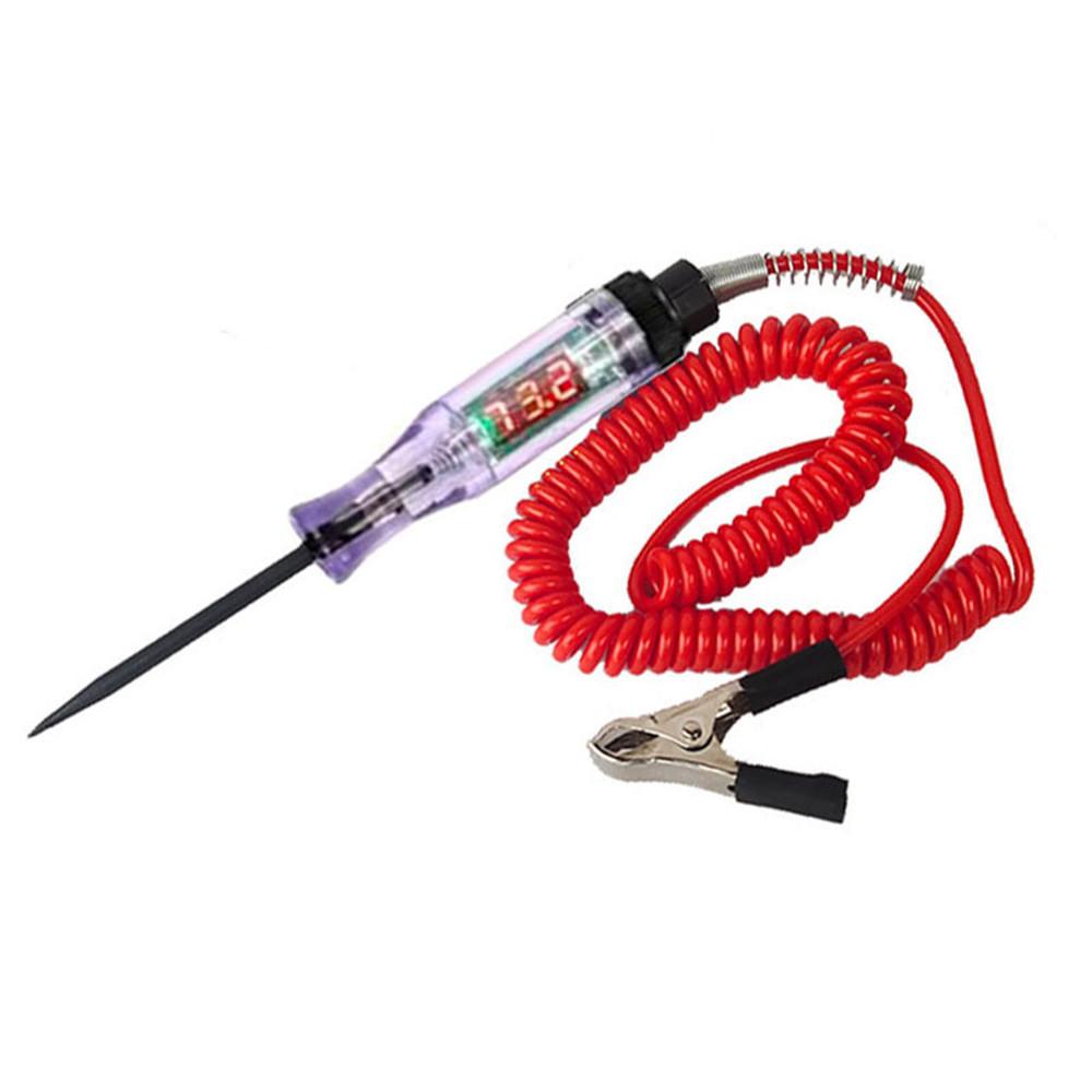 

6/12/24V Digital Electric Voltage Circuit Tester Truck Automotive Light Car Test