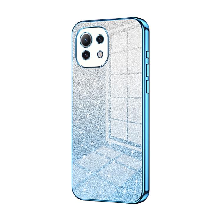 Gradient Glitter Powder Electroplated Phone Case