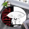 Cute Stewie Griffin Pattern Round rug,Carpet Rug for Living Room Bedroom Playroom ,Non-slip Floor Mat,Holiday Gifts and Birthday Gifts.