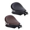 Cushion Seat Motorcycle  Seat with Spring Bracket Kit Faux Leather Strong Support  Fit for Retro Motorcycle