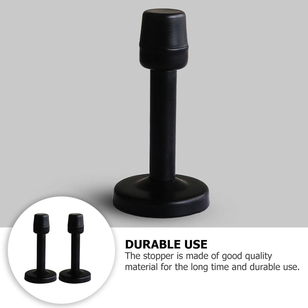 2 Peças Aço Inoxidável Protetor de Maçaneta de Porta Batente Amortecedor Protetor Acessório Magnético