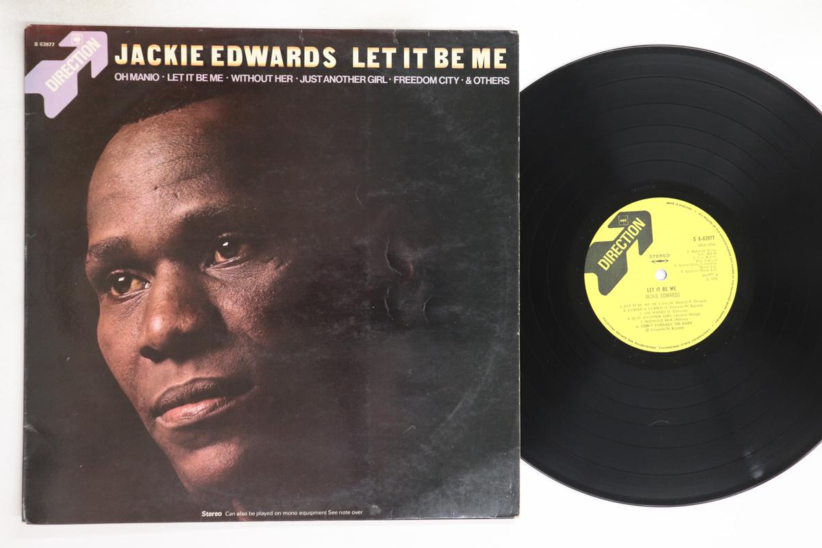 

LP Record JACKIE EDWARDS - Let It Be Me 863977 DIRECTION 1970 UK Reggae, Ska & Dub Used
