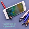 8-Piece Colorful Phone Stand and Stylus Set