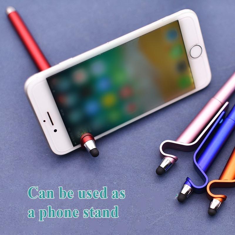 8-Piece Colorful Phone Stand and Stylus Set