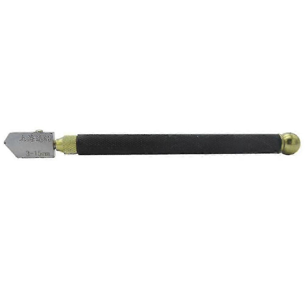 Professional Glass Cutter Diamond Tip Anti-slip Metal Handle 3-15mm Cutting Tool - PJ