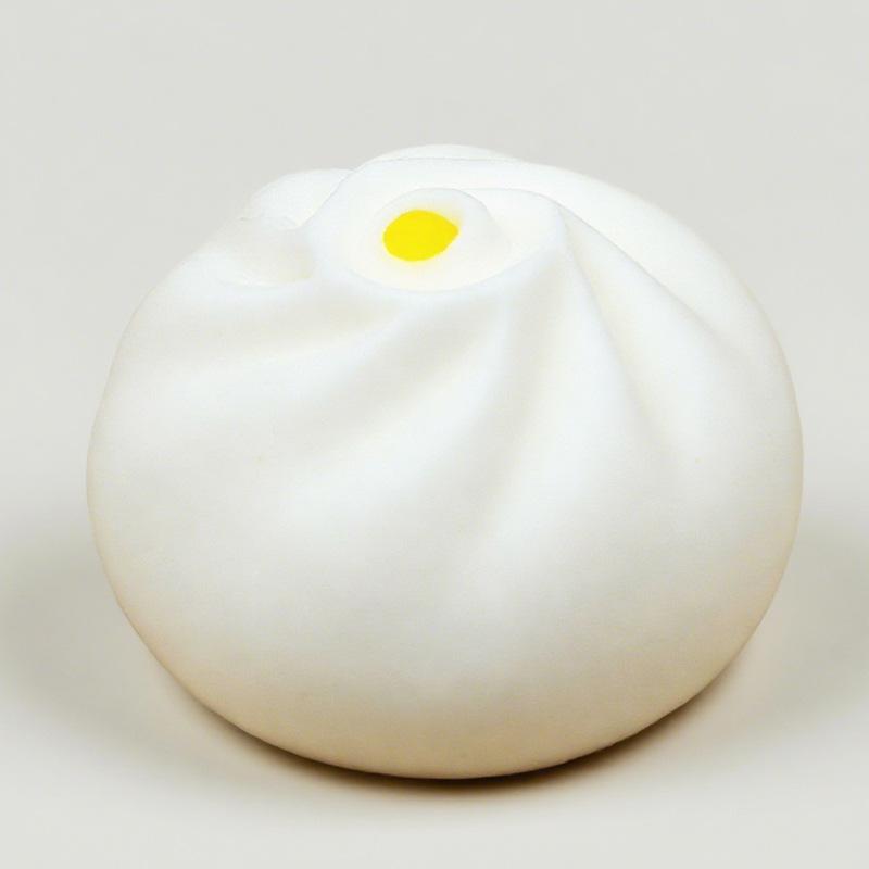 6cm Simulation Dumpling Pressure Ball Stress Relief Reusable Decompression Toys Children Adults Birthday Gift