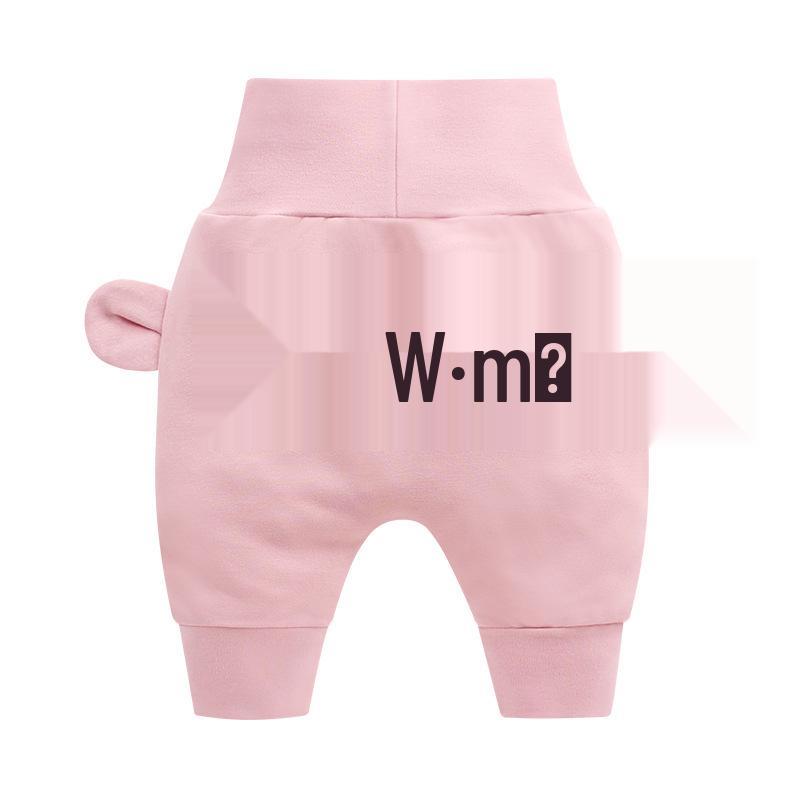 Infant High-Waist Belly Protection Pants: Spring & Autumn Style for Boys & Girls