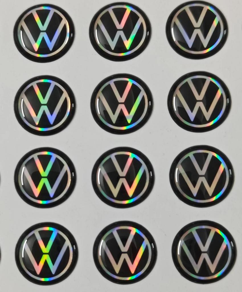 YNEPB1 Car Key Sticker Auto Control Keychain Accessories For Volkswagen VW Rline R GTI Golf Polo Passat Magotan Tiguan Bora Jetta T-ROC