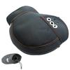 SKT Industries Waterproof and Neoprene Motorcycle Handlebar Cover Cold-Resistant WNHC-03-SKT (Black/Orange)