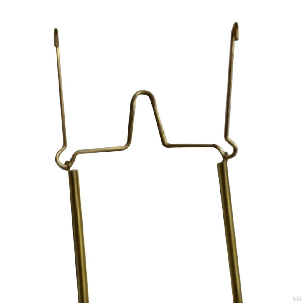 Decorative Plate Hangers - Sturdy Wall Mount Hooks for China and Platters