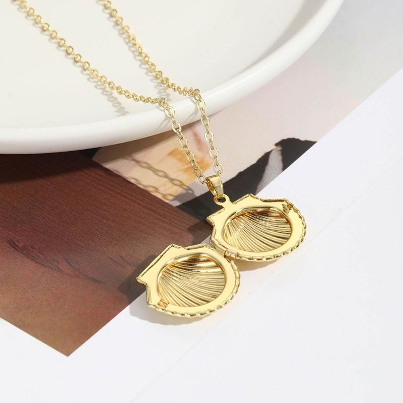 DIY Photo Pendant Charm Clavicular Chain 40+5cm Adjustable Length Women Jewelry