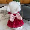 Soft Summer Dog Clothes Princess Style Cute Puppy Clothes Stylish Puppy Wedding Skirt  Dog Clothes
