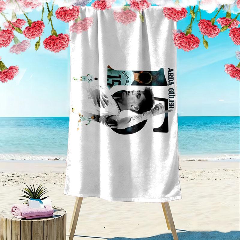 Guler Print Beach Towel, Large Soft Quick Dry Towel for Beach Camping Swimming