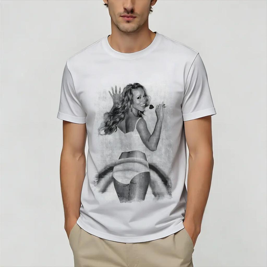 Unisexs Mariah Careys T Shirts 100 Cotton Clothing Fashion Short Sleeve Round Neck Tees Plus Size TShirt