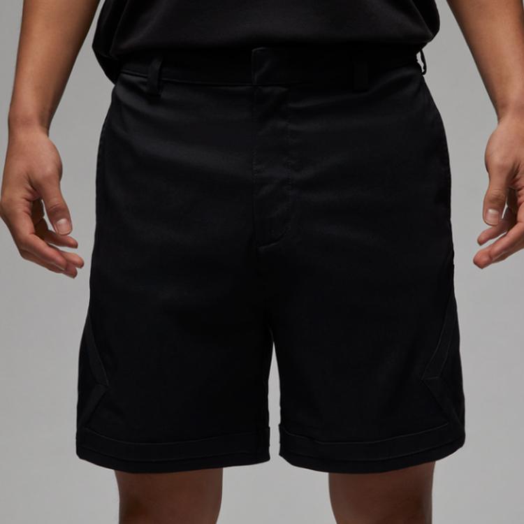 Jordan Dri-Fit Solid Color Casual Straight Leg Shorts Men shorts Black DZ0559-010