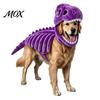 Einfach zu tragende Haustierausrüstung Dinosaurierskelett Kostüm, Halloween Hundekostüm, Lustige Feiertagsbekleidung Cosplay Kostüm für Hunde Katzen, Süßes oder Saures Outfit