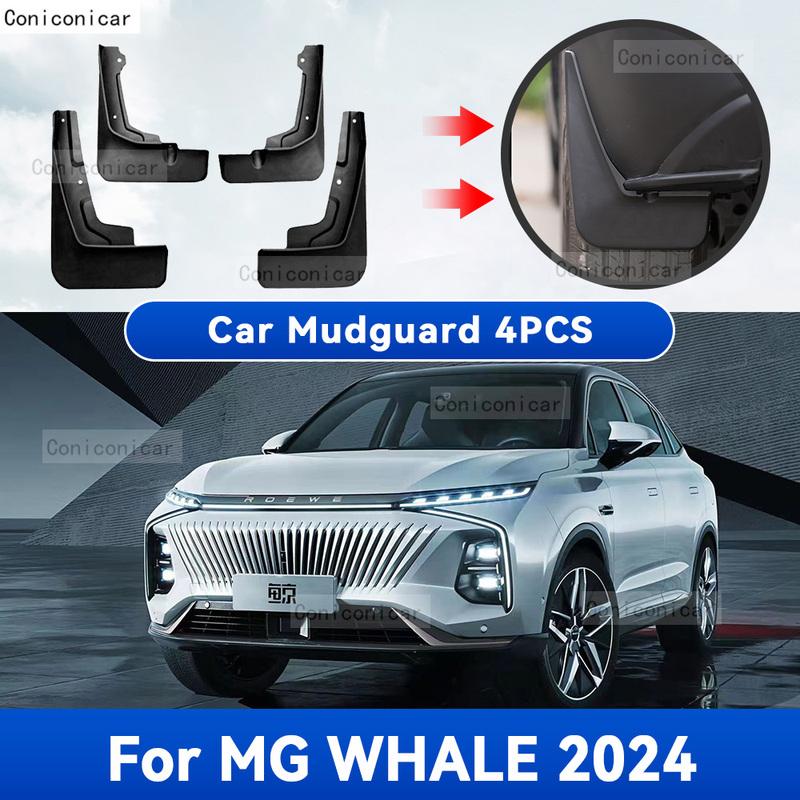 For MG WHALE 2024 Mud Flaps Splash Guard Mudguards MudFlaps Front Rear Fender Auto Styline Car Protection Accessories