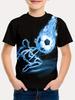 Cooles Fußball-T-Shirt Kinder-T-Shirt Junge Outdoor Baby Sommerkleidung Kurzarm 3D Fußball-Druck Kleidung für Mädchen T-Shirt