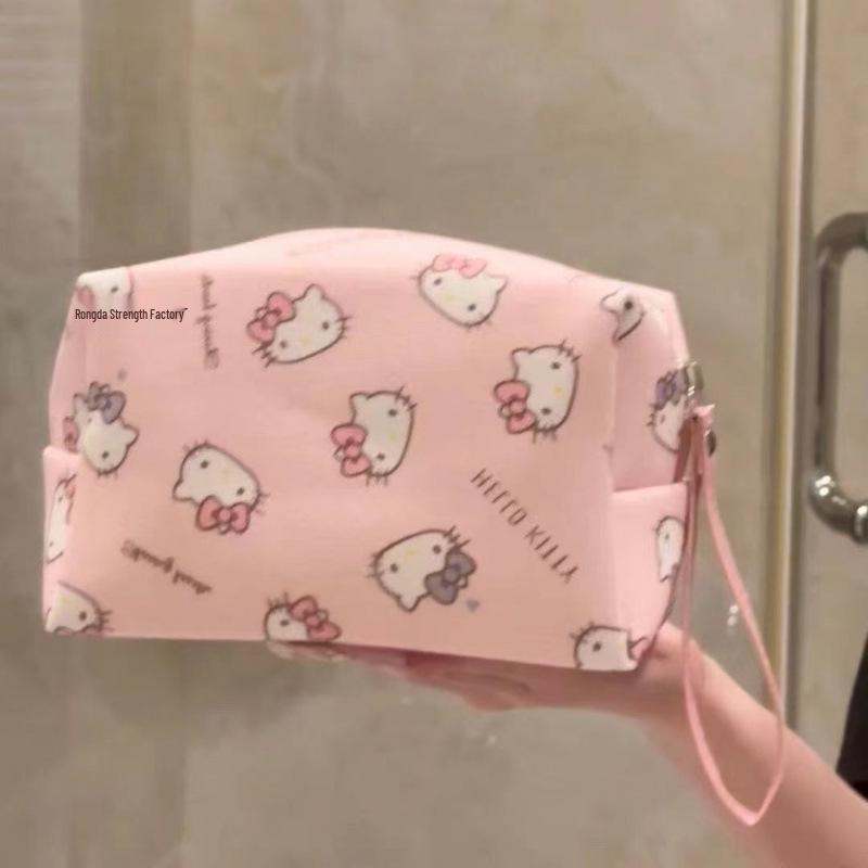 Cute Print Large Capacity Portable Makeup & Toiletry Tote Bag