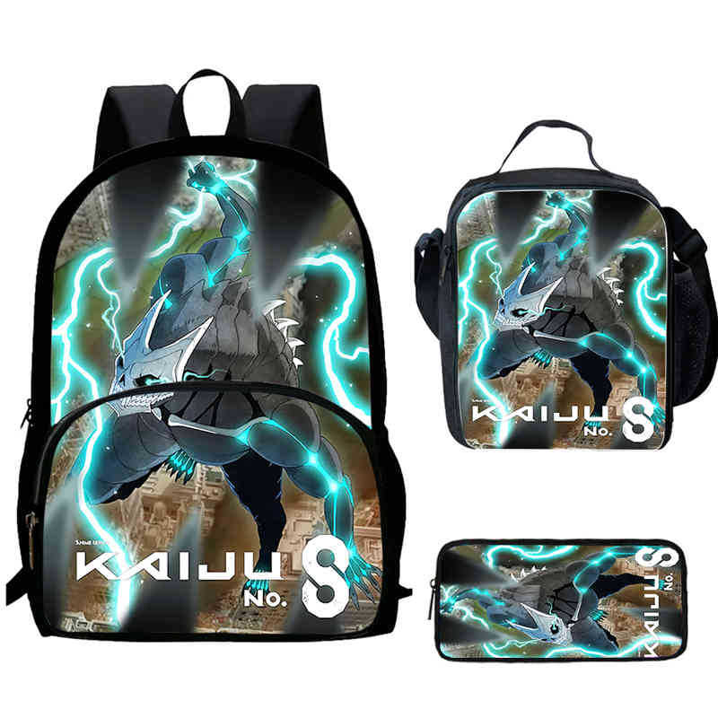 Monster No. 8 Schoolbag Multi-Functional Cross-Border Backpack