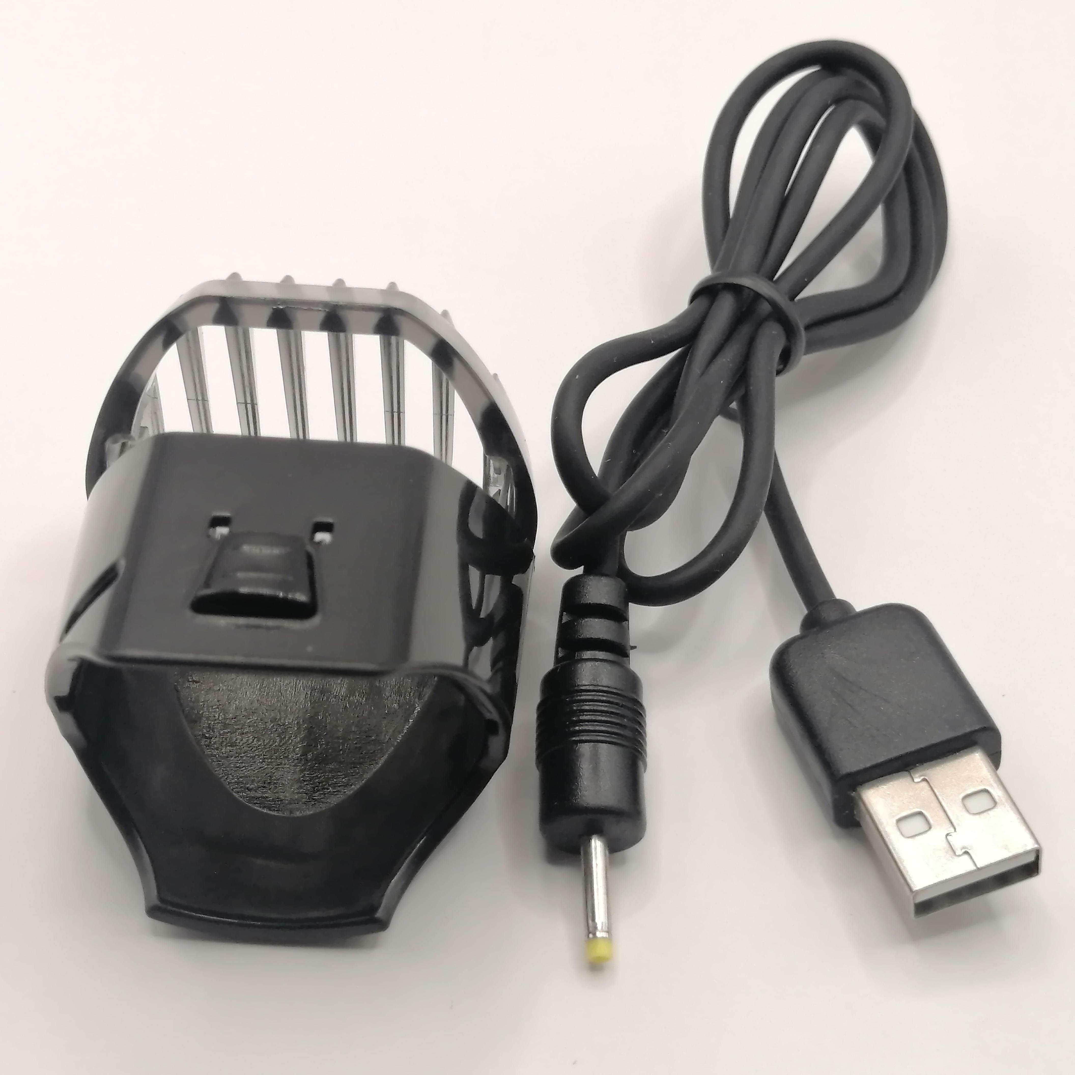 

Черная машинка для стрижки волос, расческа + USB-кабель для зарядки для деталей бритвы Philips G370 G380 G390