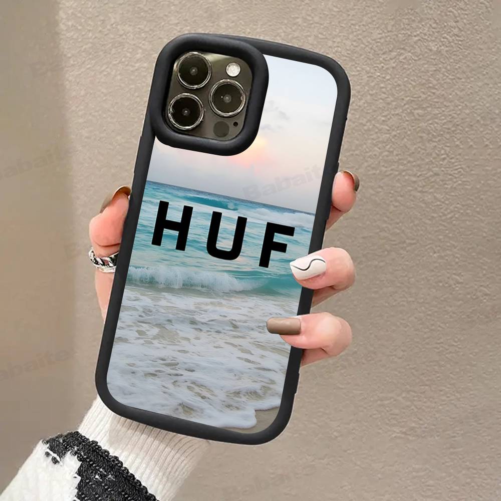 Brand H-HUF Phone Case For iPhone 11 12 13 16 15 17 14 Pro Max Soft Funda Silicone Cover