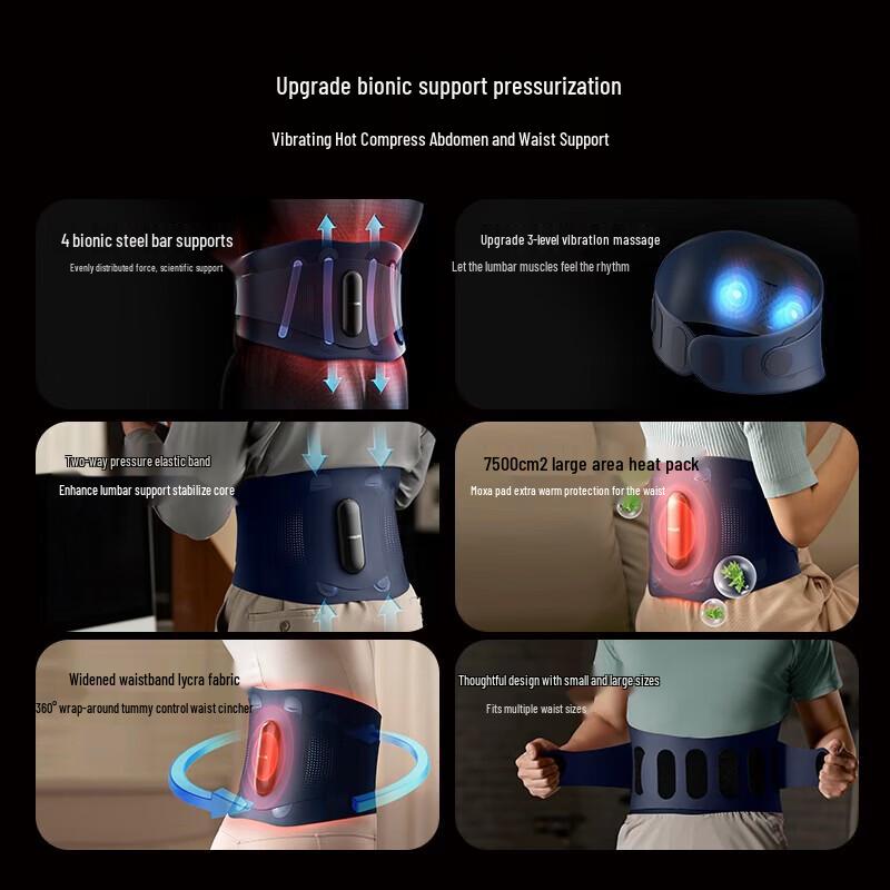 Philips Lumbar Support Heated Massage Belt CN plug (adapter included)