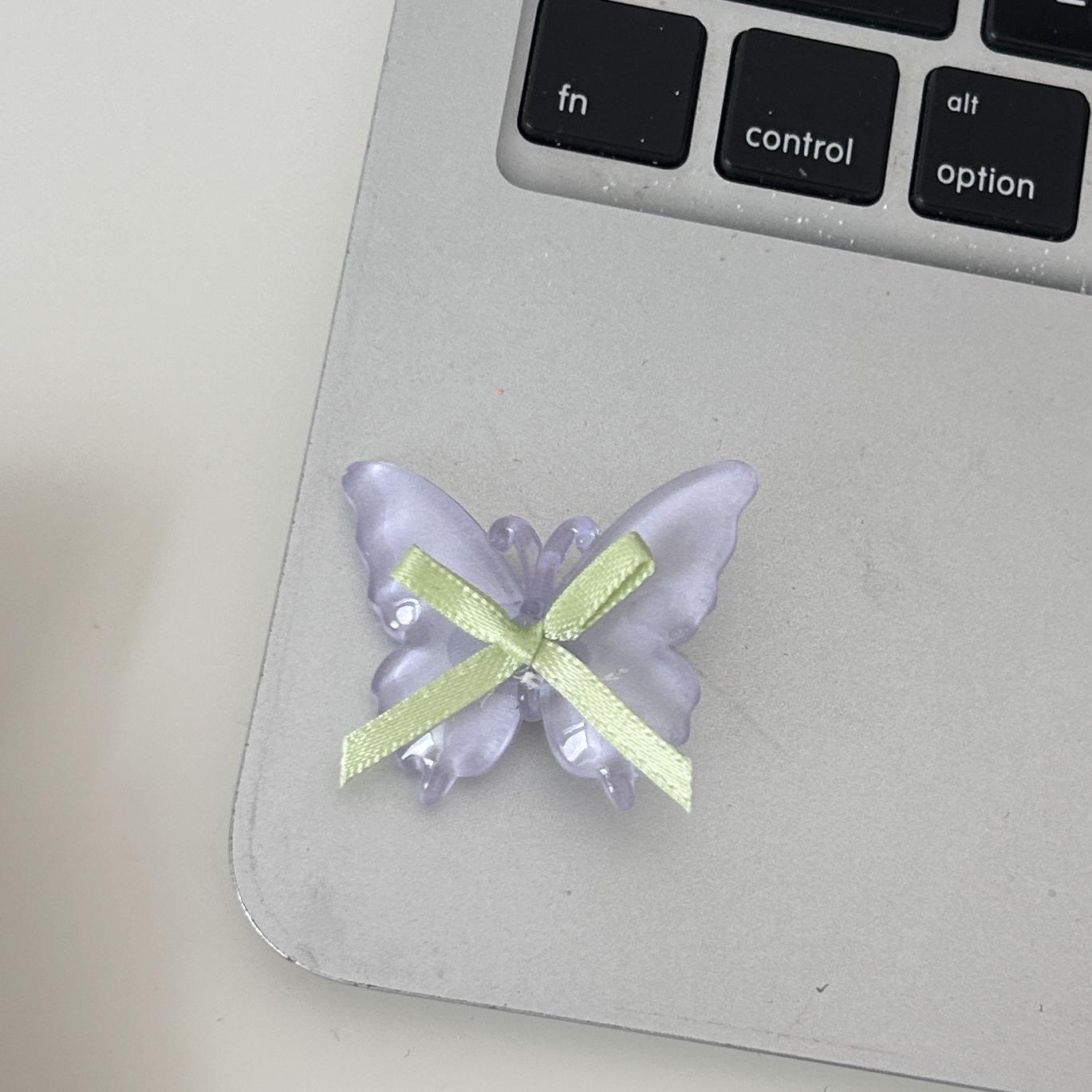 

Butterfly Bow Jelly Hair Clip - Cute Translucent Accessory for Spring/Summer