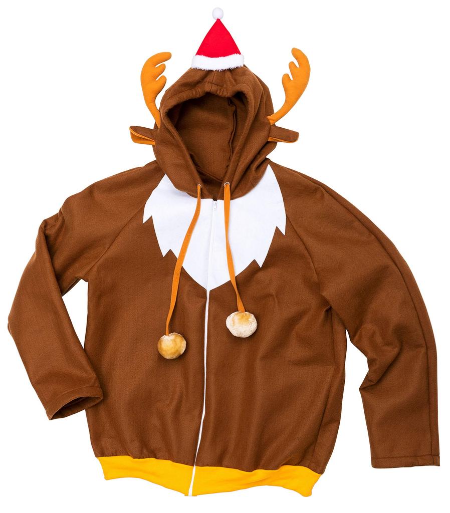 Party City Reindeer Parka Costume 180cm Men's