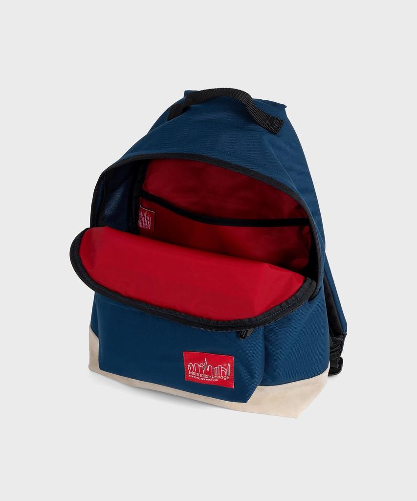 Manhattan Portage 1209 Big Apple Backpack M Navy Suede