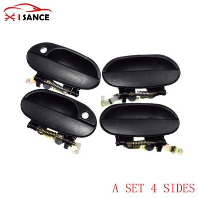 Car Inside / Outside Black Door Handles For 1995-1999 Hyundai Accent 1.5L 8265022000CA 8266022000CA 8365022000 8366022000
