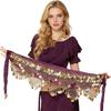 Coins Wrap Skirt Belly Dance Hip Scarf Wrap Sparkles Mini Skirt Raves Festival Outfit Halloween Costume for Women Girls