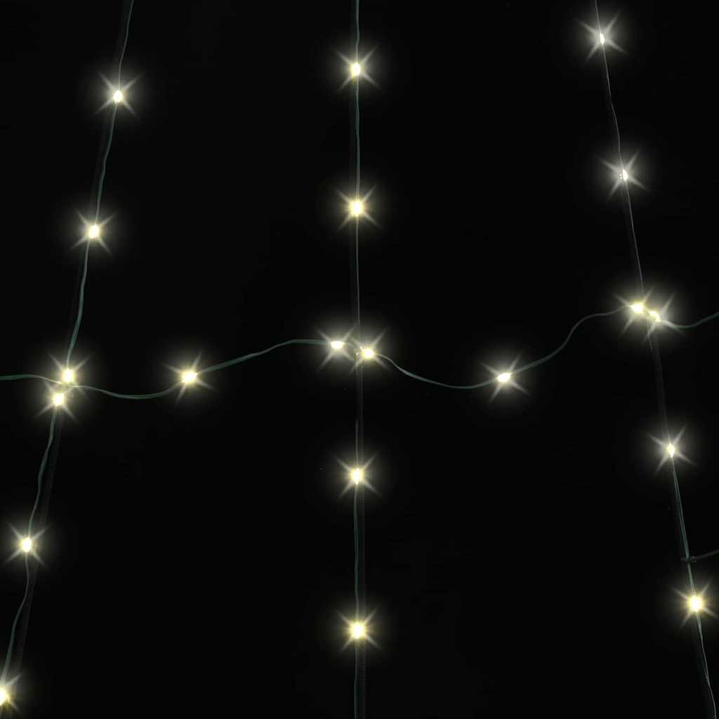 LED Christmas Tree with Ground Spikes Warm White 306 cm Metal