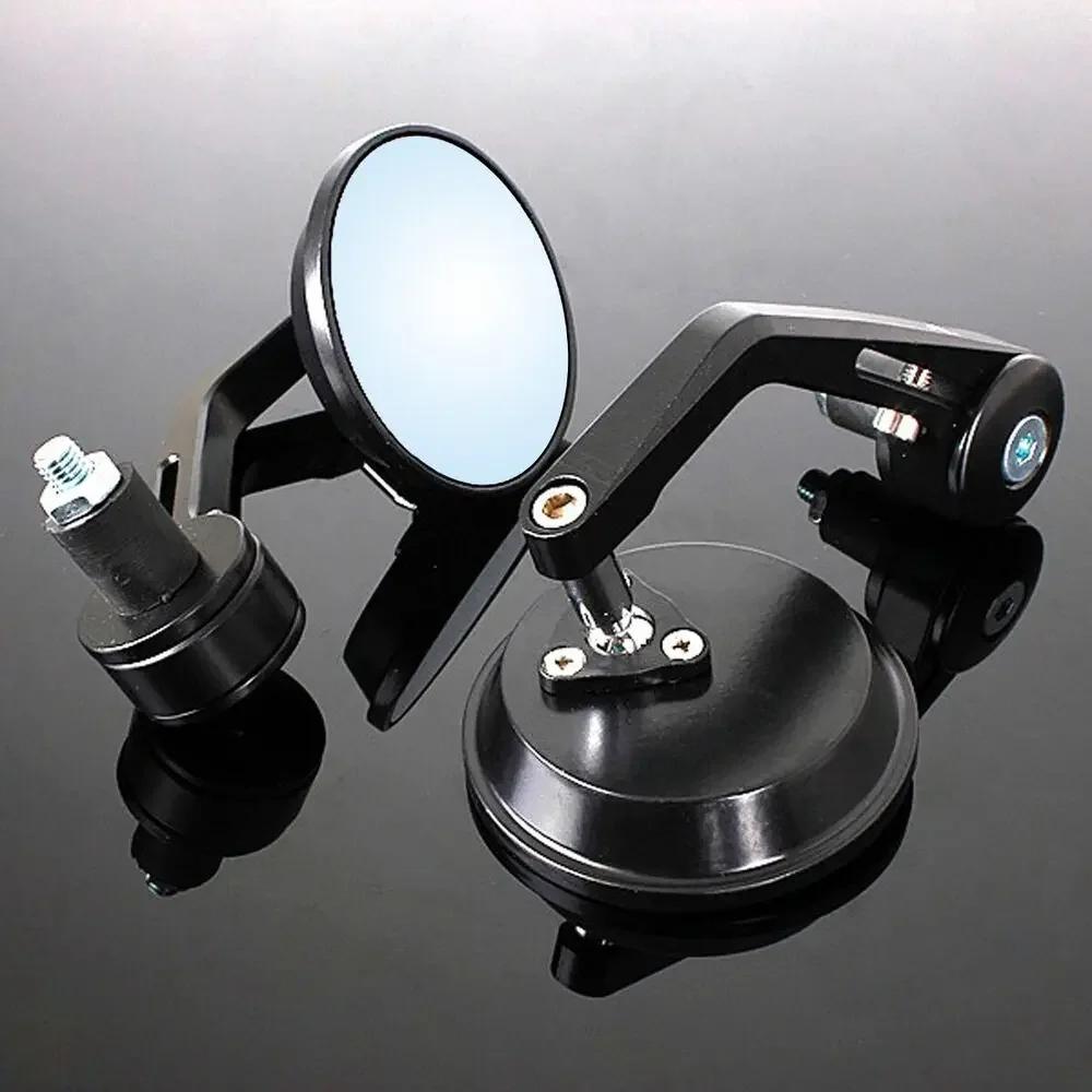 22mm 7/8" Universal Motorcycle Black Handle Bar End Side Rear View Mirrors for Harley Street 750 500 XG750 XG500 2015-