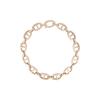 APM Monaco Schnallen-Design, Legierung aus synthetischem Zirkonia, mit 18 Karat Gold plattiert, Armband, gleicher Stil für Damen und Herren, Roségold PB4573OX