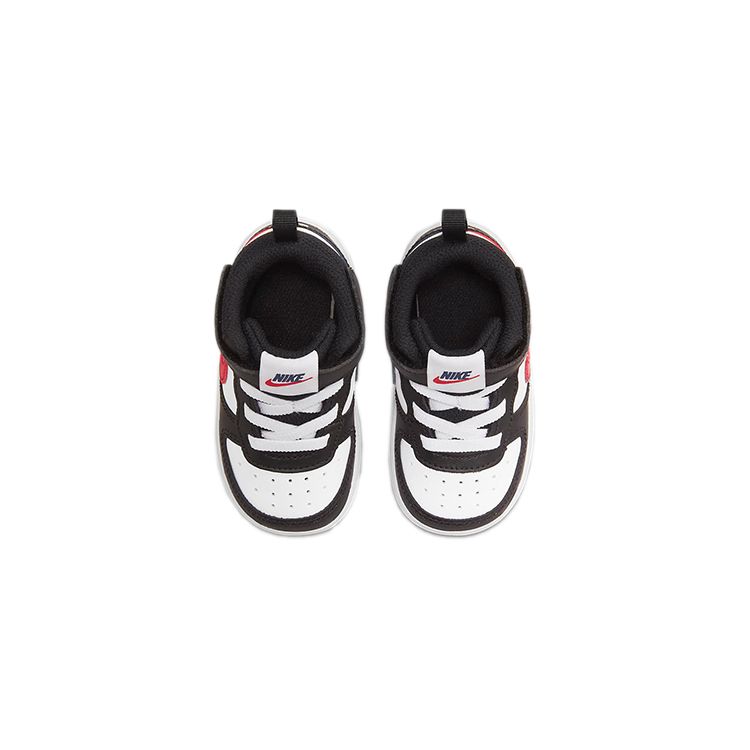 Nike Court Borough Mid 2 TD White/White/Black/University Red Baby Sneakers DO5894-161