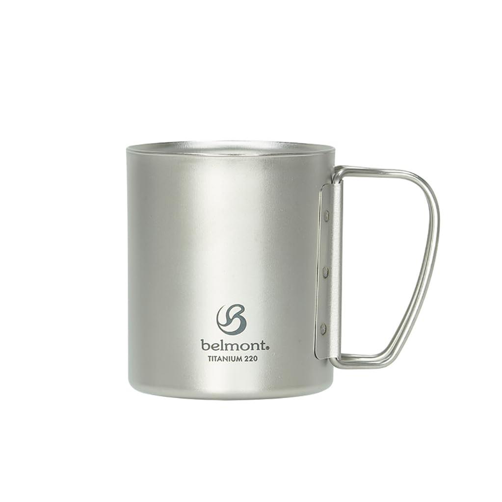 Belmont Titanium Double Mug Made In BM-500 220ml, Japan, Tsubame-Sanjo