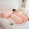 Cuddly Pig Plush Pillow Soft Stuffed Toys Piglet Cushion Cute Sleeping Appease Doll Vivid Expressions Design Nice Birthday Gift