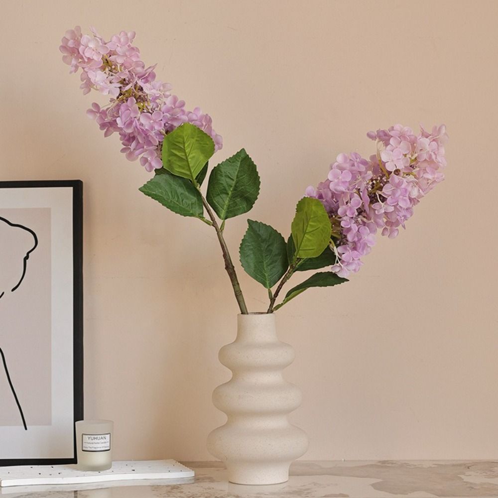 Silk Flower Artificial Hydrangea Flowers Arrangement Accessories Decor Props Flowers Branch Artificial Flowers Home Decor