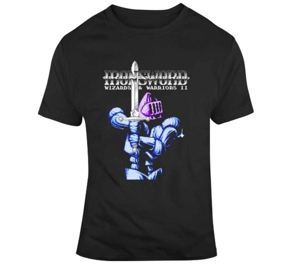 Retro Nes Arcade Game Ironsword Wizards amp; Warriors II Video Game Fan T Shirt Unisex T-Shirt XXXXL