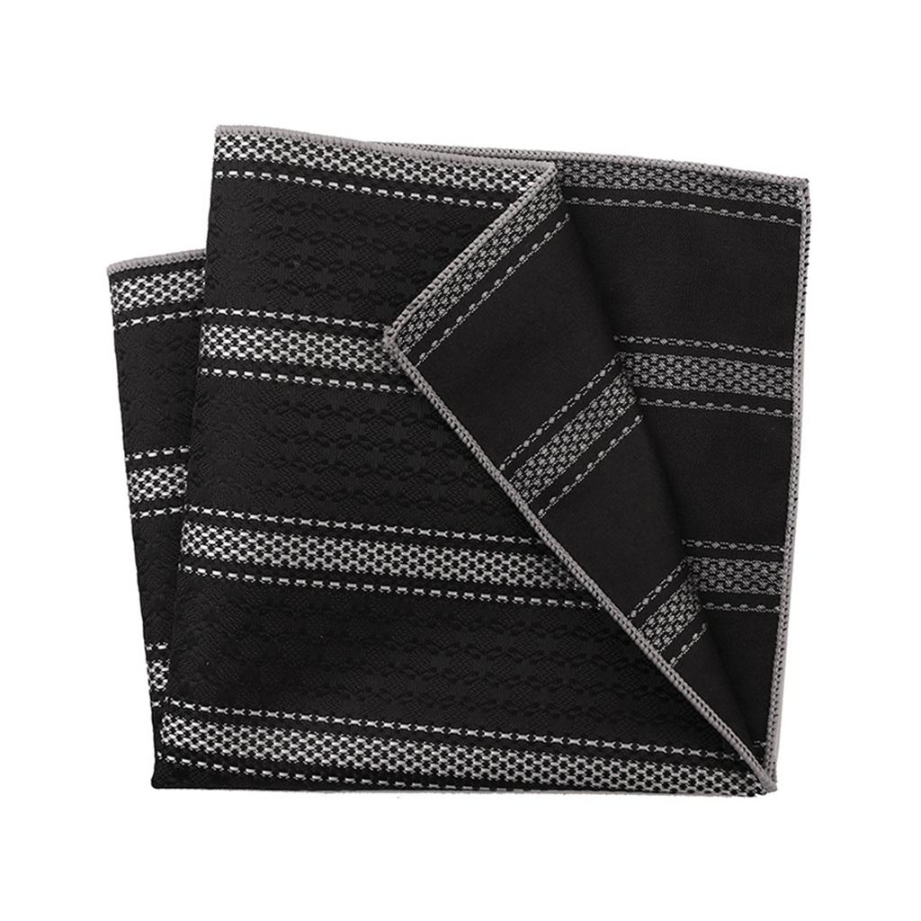 Lightweight Handkerchief Dark Pattern Hankie Washable Chest Towel Pocket Handkerchief for Adult Commercial Affairs