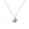 Butterfly Necklace with Mother of Pearl Pendant - Versatile High-End Sweater Chain for Autumn/Winter Jewelry
