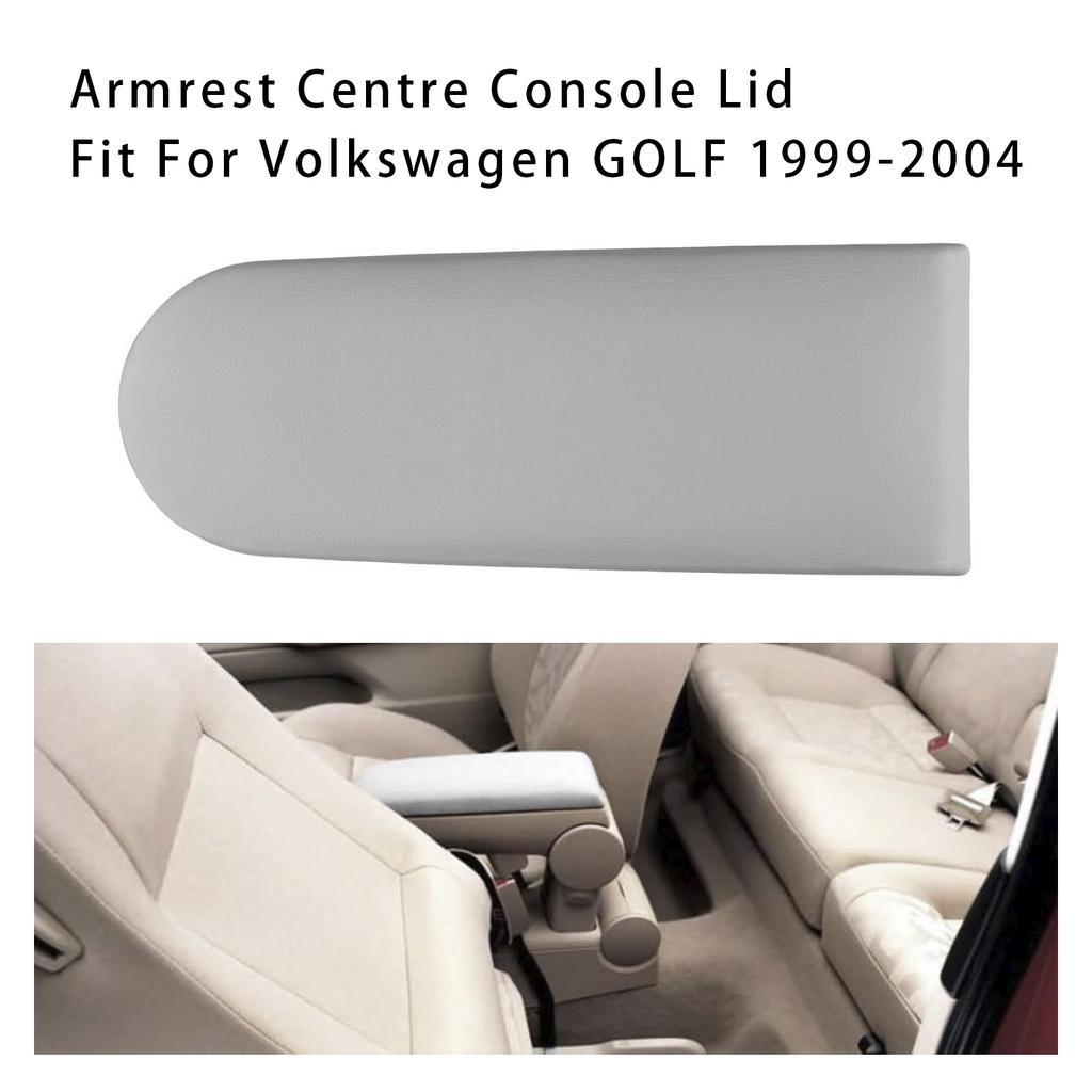 Gray Leather Armrest Centre Console Lid For VW MK4 Jetta Bora Golf 18D867173