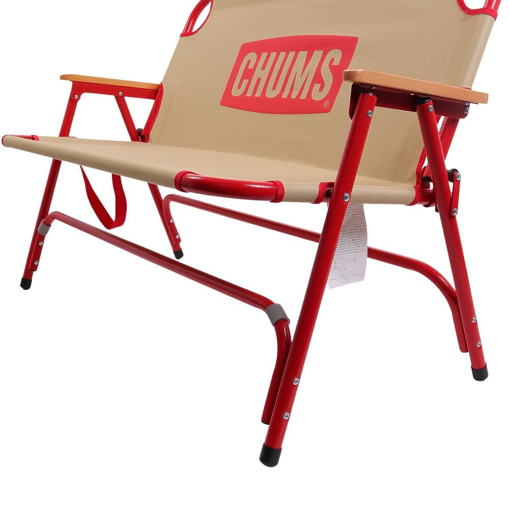 CHUMS Chums Back with Bench H73 x W110 x D40cm Beige/Red CH62-1752-B044-00