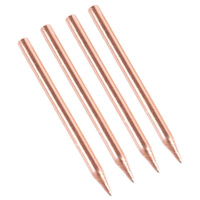 4 Adet 50mm Bakır Nokta Kaynak İğnesi Elektrot Ucu 18650 Lityum Pil Projeleri için Yüksek Dayanıklılık Profesyonel Kullanım